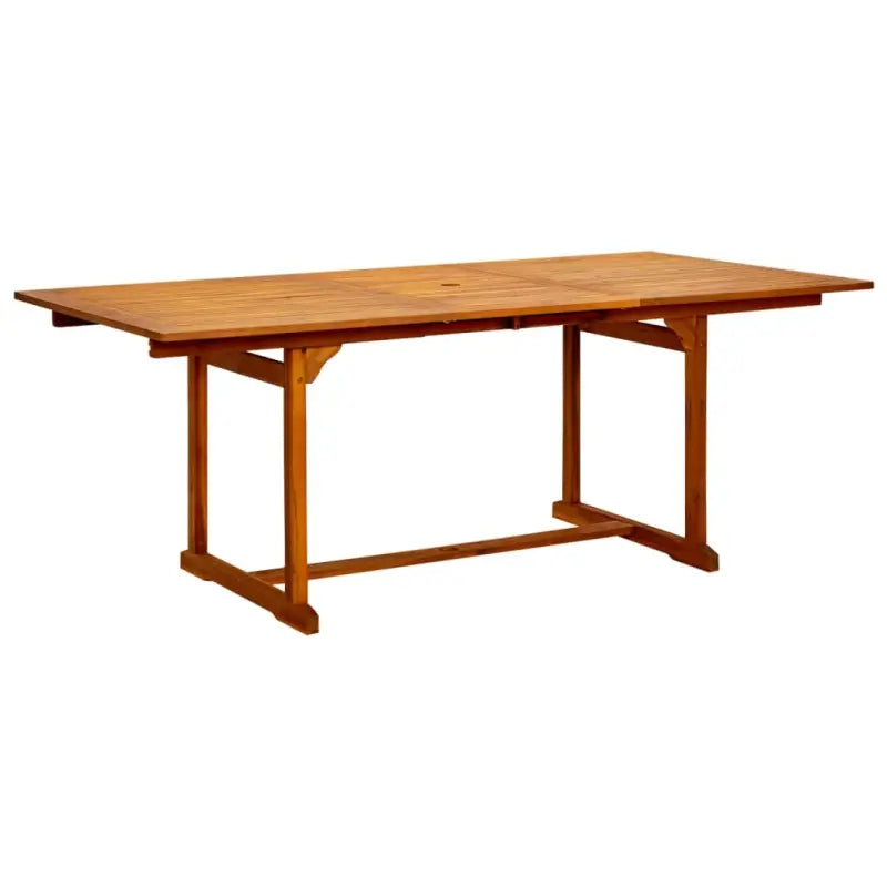 Massief acaciahout tuintafel met rustieke charme voor tuin of terras - Tuintafels
