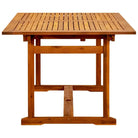 Massief acaciahout tuintafel met rustieke charme voor tuin of terras - Tuintafels