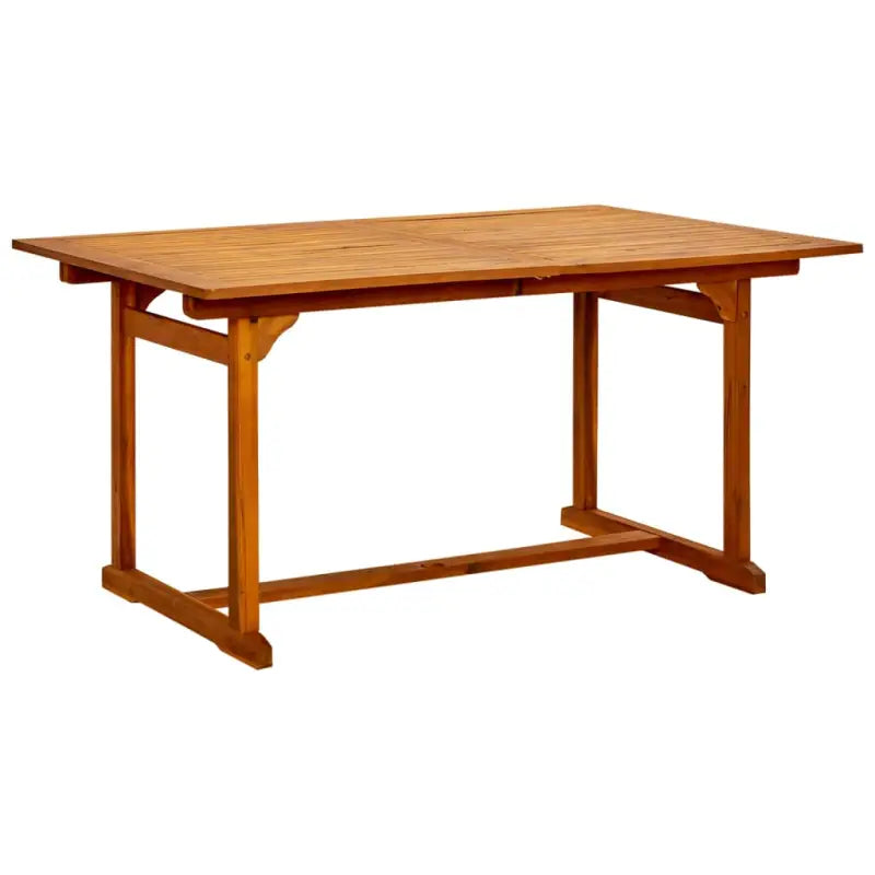 Massief acaciahout tuintafel met rustieke charme voor tuin of terras - Tuintafels