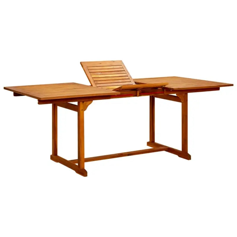 Massief acaciahout tuintafel met rustieke charme voor tuin of terras - Tuintafels