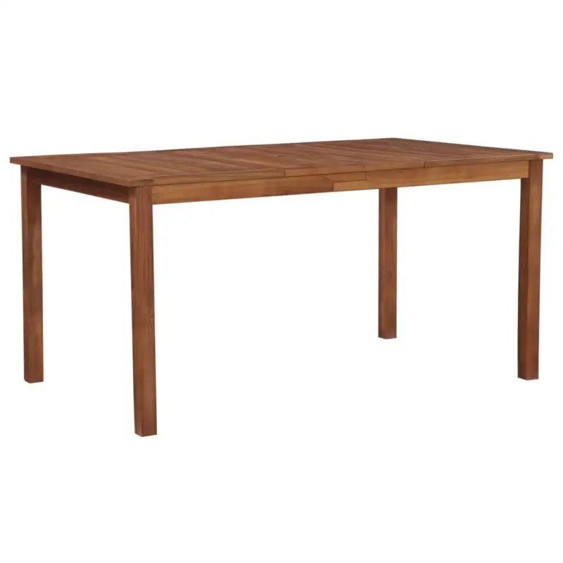 Massief acaciahout tuintafel voor gezellige buitenmaaltijden - 150 x 90 x 74 cm / 1 - Tuintafels