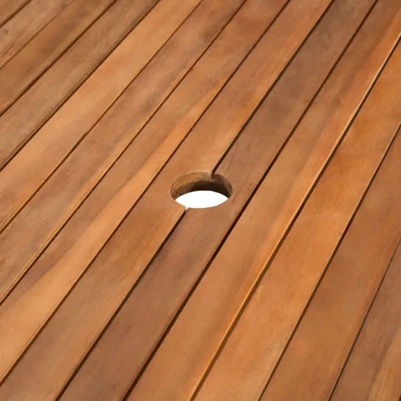 Massief acaciahout tuintafel voor gezellige buitenmaaltijden - Tuintafels