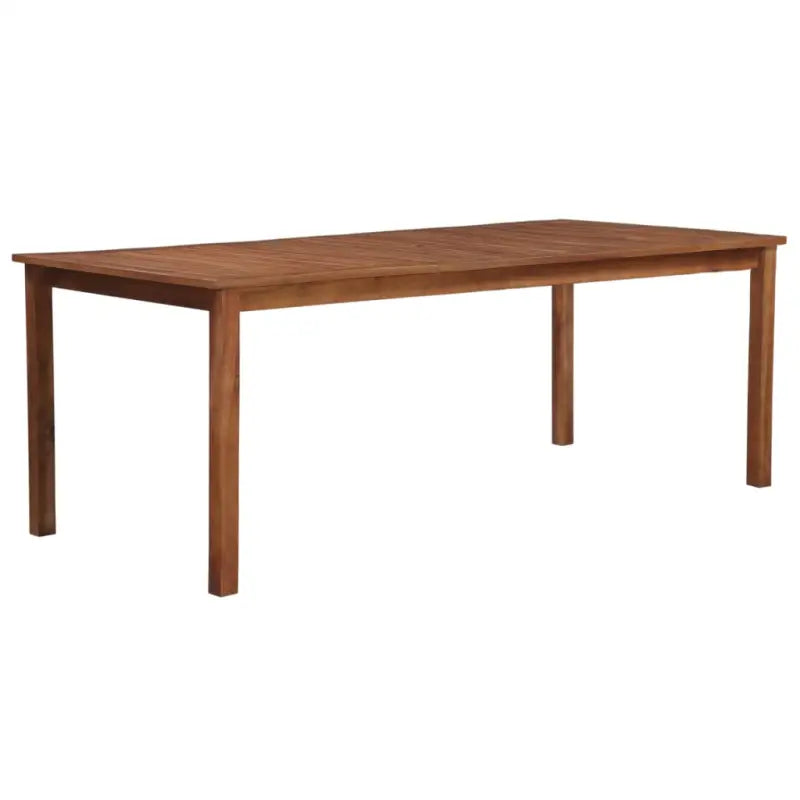 Massief acaciahout tuintafel voor gezellige buitenmaaltijden - 200 x 100 x 74 cm / 1 - Tuintafels
