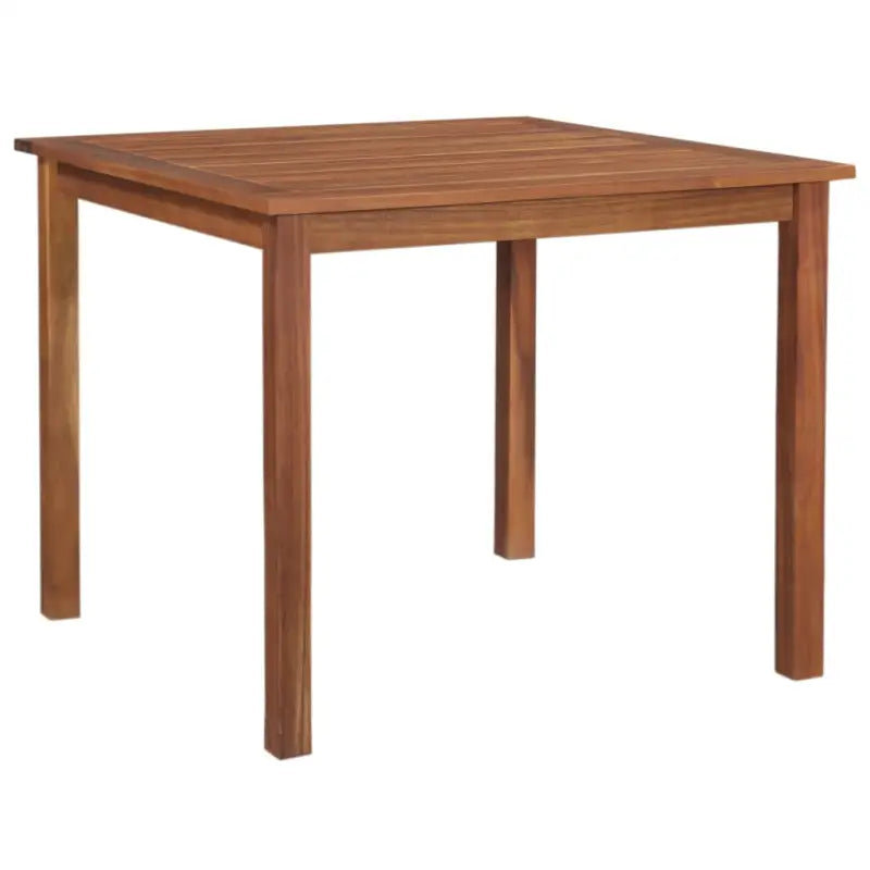 Massief acaciahout tuintafel voor gezellige buitenmaaltijden - 85 x 85 x 74 cm / 1 - Tuintafels