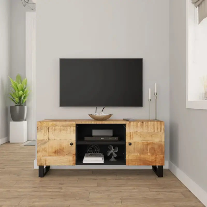Massief Acaciahout Tv-Meubel met Moderne Charme - 1 / massief mangohout - Tv-meubels