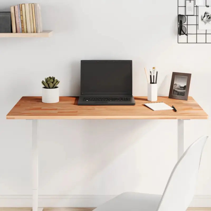 Massief beukenhout houten tafelblad voor eenvoudig schoon en nieuw leven - Bruin / 100 x 60 x 1.5 cm / 1 - Tafelbladen