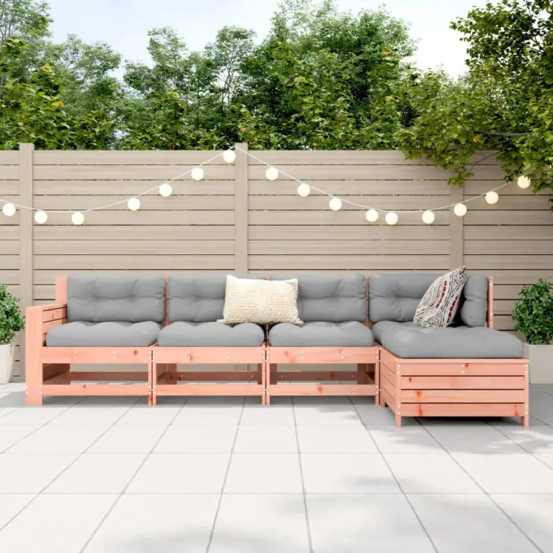 Massief Douglas Loungeset voor in de tuin van Vurenhout - Tuinsets