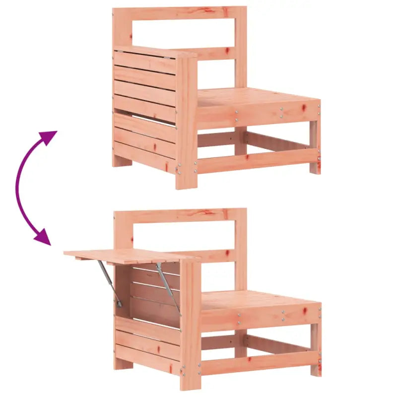 Massief Douglas Loungeset voor in de tuin van Vurenhout - Tuinsets