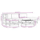 Massief Douglashout Lounge Tuinset voor Gezelligheid in de Tuin - Tuinsets