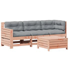 Massief Douglashout loungeset met modulair ontwerp voor in de tuin - Tuinsets