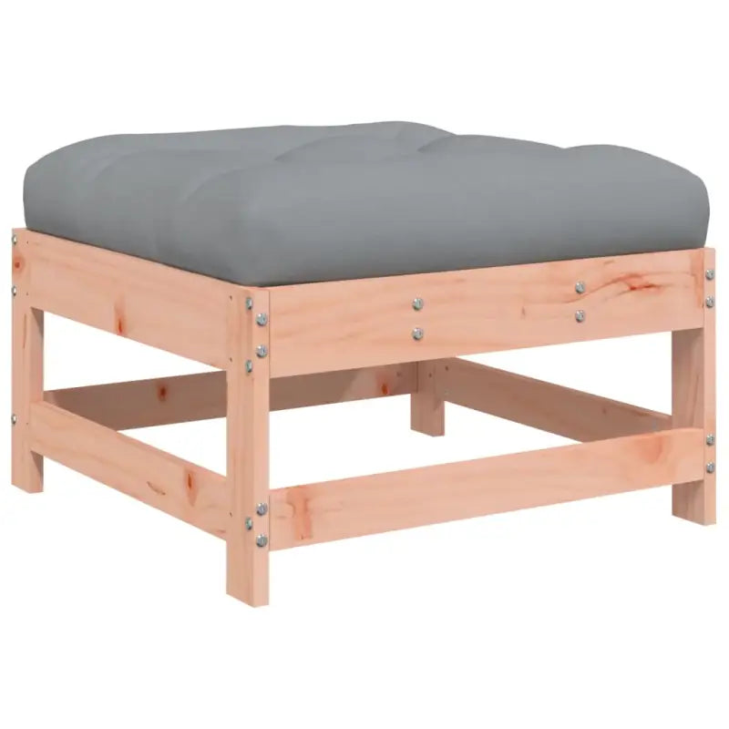 Massief Douglashout loungeset met voetenbank en salontafel voor de tuin - Tuinsets