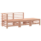 Massief Douglashout Tuin Lounge Set met Zachte Kussens - Tuinsets