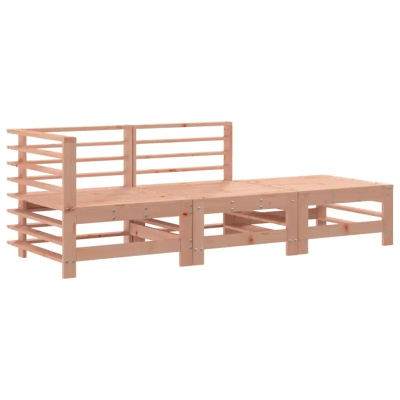 Massief Douglashout Tuin Lounge Set met Zachte Kussens - Tuinsets