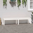 Massief Douglashout Tuinbank met Gelat ontwerp voor buitengebruik - Wit grenenhout / 203.5 x 44 x 45 cm / 1 - Tuinbanken
