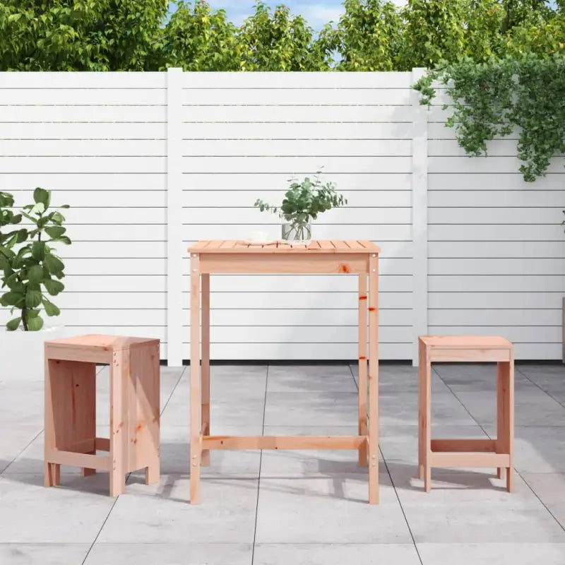Massief Douglashout Tuinbarset voor gezellig samenzijn - Tuinsets