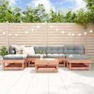Massief Douglashout Tuinset met Lounge Lounge voor Gezelligheid - Natuurlijk douglashout - Tuinsets