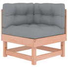 Massief Douglashout tuinset met loungeset en voetenbank of salontafel - Tuinsets