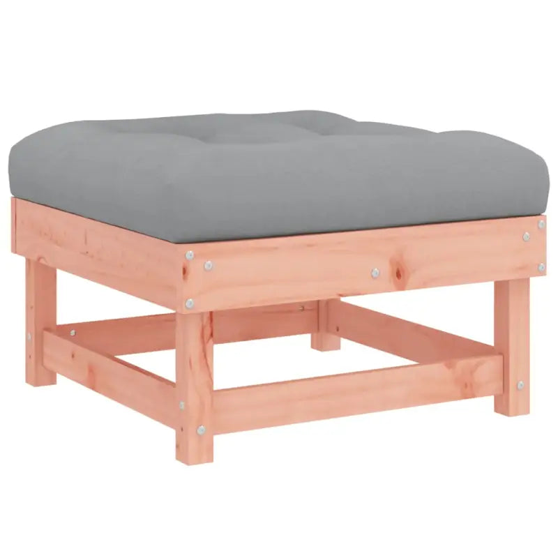 Massief Douglashout tuinset met loungeset en voetenbank of salontafel - Tuinsets