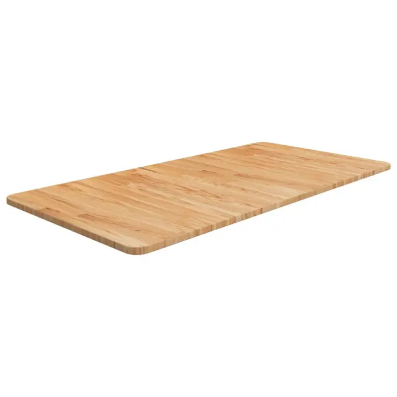 Massief eikenhout wastafelblad voor een natuurlijke renovatie - Lichtbruin / 100 x 50 x 1.5 cm - Aanrechtbladen