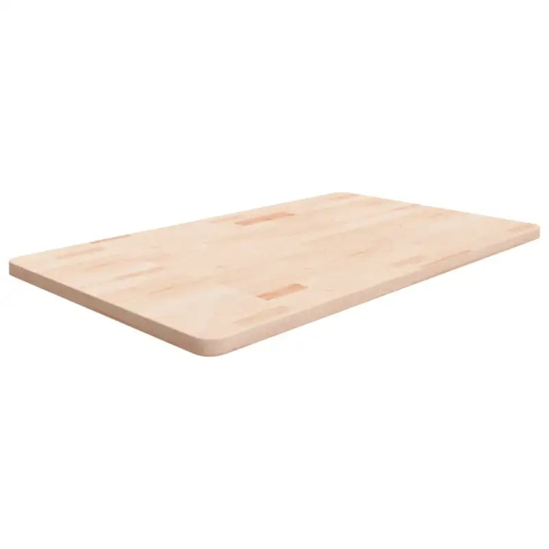 Massief eikenhout wastafelblad voor een natuurlijke renovatie - Naturel / 100 x 60 x 2.5 cm - Aanrechtbladen