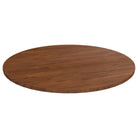 Massief eikenhouten houten en ronde tafelbladen voor thuis en horeca - Donkerbruin / Ø 90 x 1.5 cm / 1 - Tafelbladen