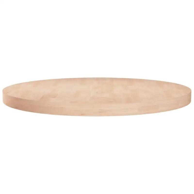 Massief eikenhouten houten en ronde tafelbladen voor thuis en horeca - Naturel / Ø 60 x 4 cm / 1 - Tafelbladen