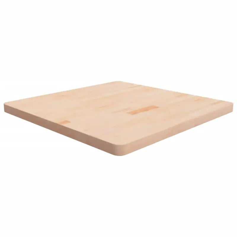 Massief eikenhouten houten vierkante tafelblad voor thuis en horeca - Naturel / 80 x 80 x 4 cm / 1 - Tafelbladen