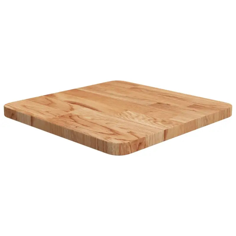Massief eikenhouten houten vierkante tafelblad voor thuis en horeca - Lichtbruin / 40 x 40 x 2.5 cm / 1 - Tafelbladen