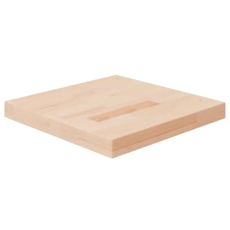 Massief eikenhouten houten vierkante tafelblad voor thuis en horeca - Naturel / 40 x 40 x 4 cm / 1 - Tafelbladen