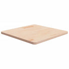 Massief eikenhouten houten vierkante tafelblad voor thuis en horeca - Naturel / 60 x 60 x 2.5 cm / 1 - Tafelbladen