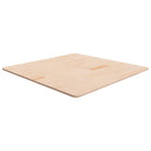 Massief eikenhouten houten vierkante tafelblad voor thuis en horeca - Naturel / 90 x 90 x 1.5 cm / 1 - Tafelbladen