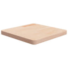 Massief eikenhouten houten vierkante tafelblad voor thuis en horeca - Naturel / 50 x 50 x 4 cm / 1 - Tafelbladen