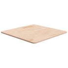 Massief eikenhouten houten vierkante tafelblad voor thuis en horeca - Naturel / 60 x 60 x 1.5 cm / 1 - Tafelbladen