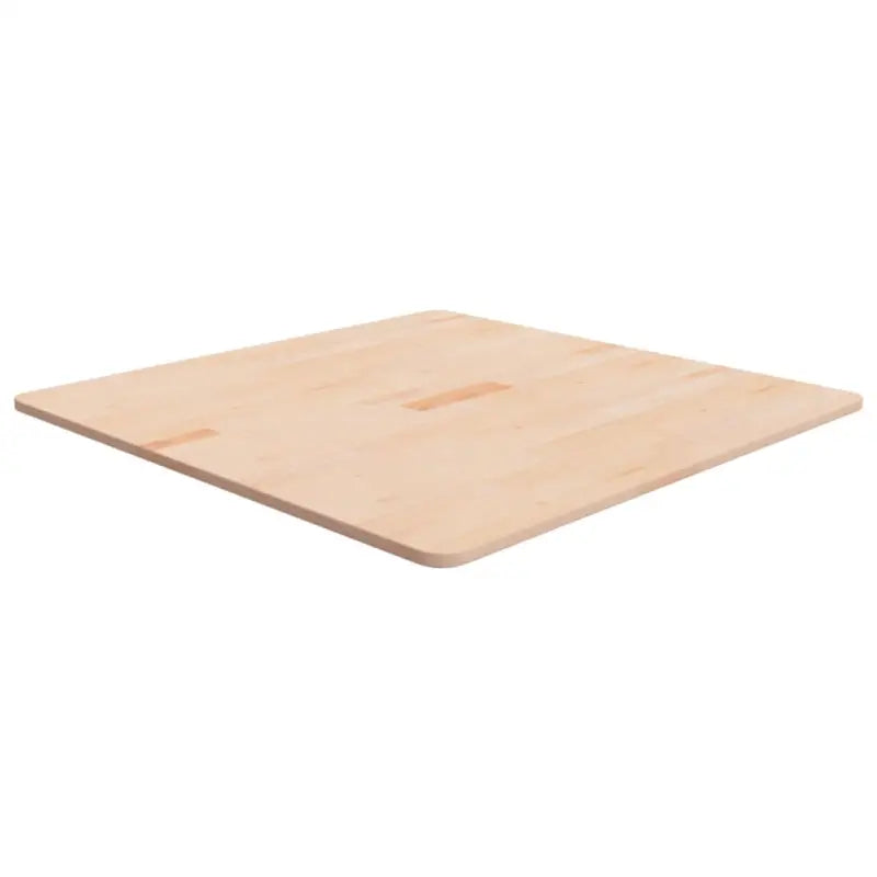 Massief eikenhouten houten vierkante tafelblad voor thuis en horeca - Naturel / 80 x 80 x 1.5 cm / 1 - Tafelbladen