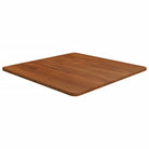 Massief eikenhouten houten vierkante tafelblad voor thuis en horeca - Donkerbruin / 60 x 60 x 1.5 cm / 1 - Tafelbladen