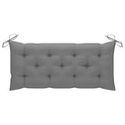 Massief Eucalyptushout Tuinbank met kussen voor buitenruimte - Tuinbanken