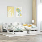 Massief Grenenhout Bedden en Bedframes 2-in-1 Slaapbank met Onderbed - Bedden & bedframes