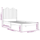 Massief Grenenhout Bedframe met aanvullende ondersteuning voor een goede nachtrust - Bedden & bedframes