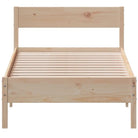 Massief Grenenhout Bedframe met multiplex lattenbodem voor uitstekende ondersteuning - Bedden & bedframes