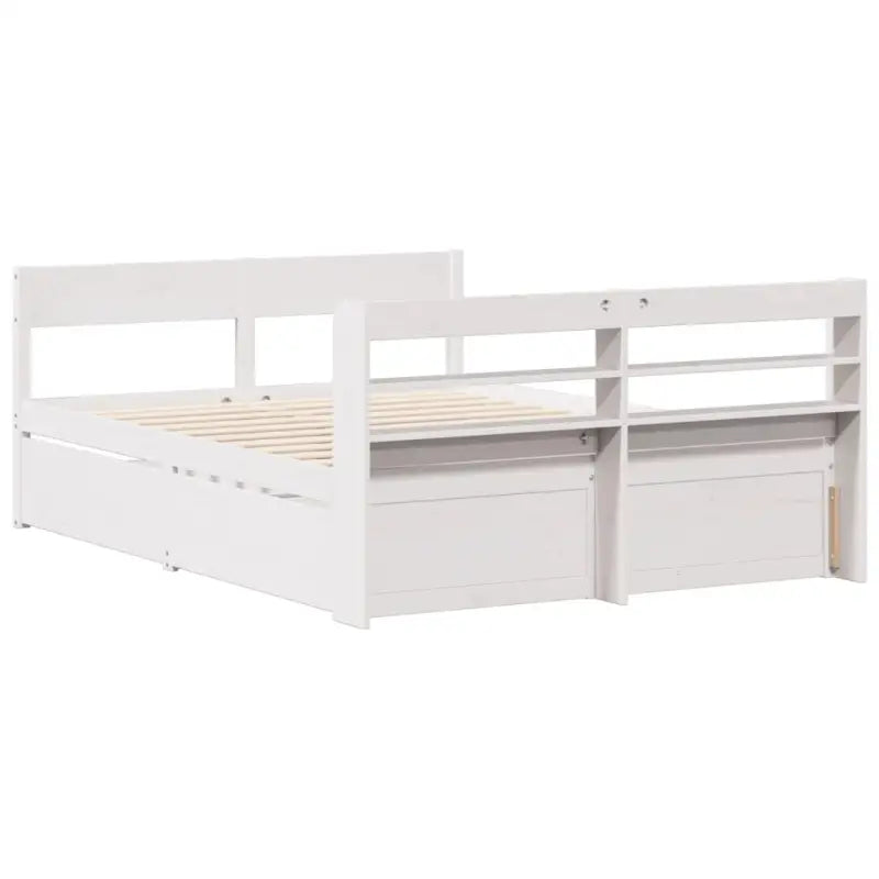Massief grenenhout bedframe met opbergruimte voor een goede nachtrust - Bedden & bedframes