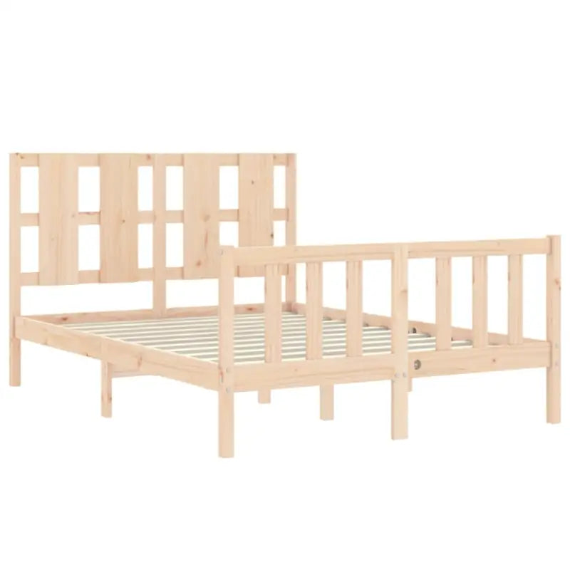 Massief grenenhout bedframe voor een comfortabele en natuurlijke slaapkamer - Bedden & bedframes