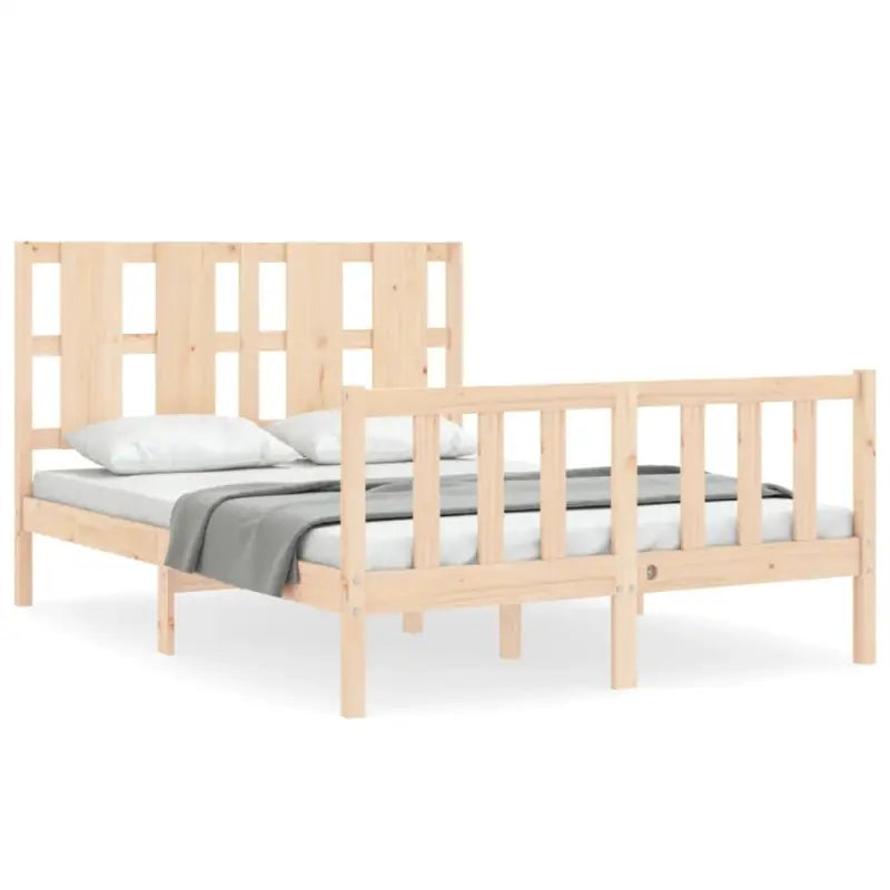 Massief grenenhout bedframe voor een comfortabele en natuurlijke slaapkamer - Bedden & bedframes