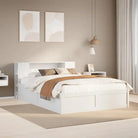 Massief grenenhout bedframe voor een goede nachtrust en decoratie - Wit / 120 x 200 cm - Bedden & bedframes
