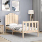 Massief grenenhout bedframe voor een goede nachtrust en natuurlijk interieur - Naturel / 75 x 190 cm - Bedden &