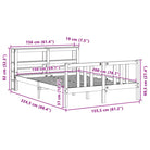 Massief grenenhout bedframe voor een goede nachtrust en natuurlijke stijl - Bedden & bedframes