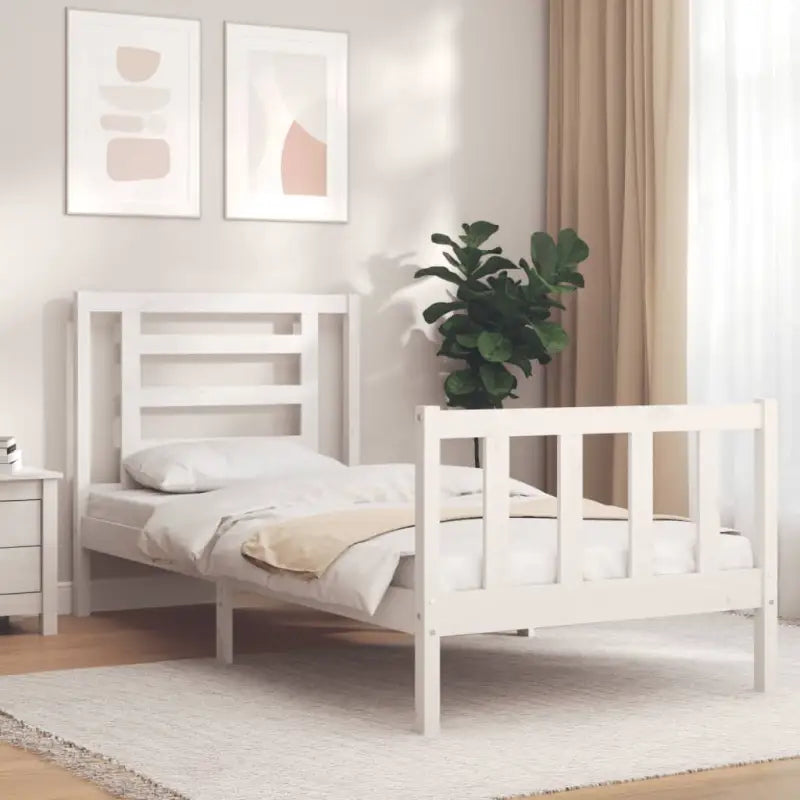 Massief grenenhout bedframe voor een goede nachtrust en natuurlijke uitstraling - Bedden & bedframes