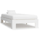 Massief Grenenhout Bedframe voor een Moderne en Duurzame Slaapkamer - Wit / 90 x 200 cm - Bedden & bedframes