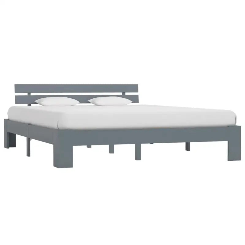 Massief Grenenhout Bedframe voor een moderne en duurzame slaapkamer - Grijs / 180 x 200 cm - Bedden & bedframes