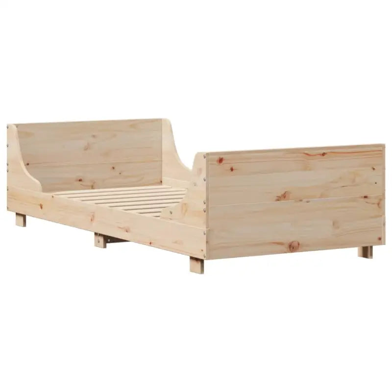 Massief grenenhout bedframe voor een moderne slaapkamer uitstraling - Bedden & bedframes