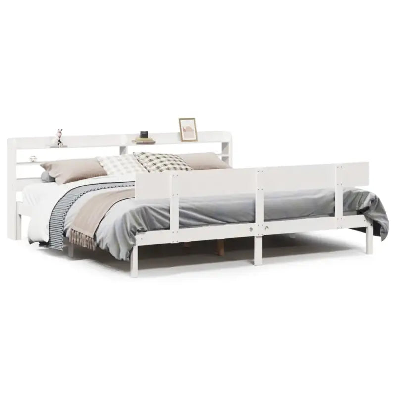 Massief Grenenhout Bedframe voor een Natuurlijke en Decoratieve Slaapkamer - Bedden & bedframes
